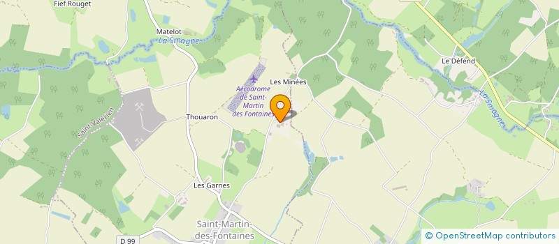 localisation de l'entreprise EARL DU CHAMP MOULIN à SAINT-MARTIN-DES-FONTAINES