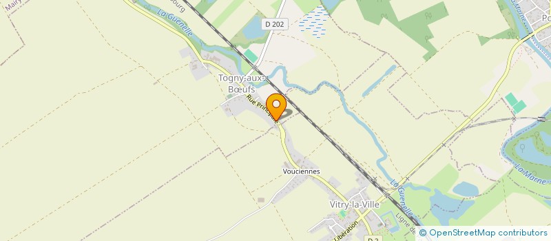 localisation de l'entreprise EARL DU CHAMP PRESSOIR  TOGNY-AUX-BUFS