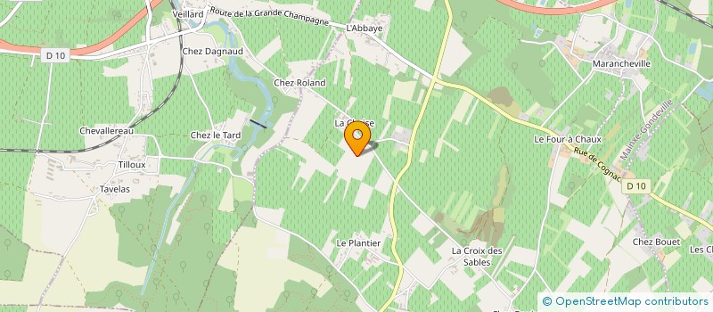 localisation de l'entreprise EARL DU CHAMP ROUSSEAU  TRIAC-LAUTRAIT