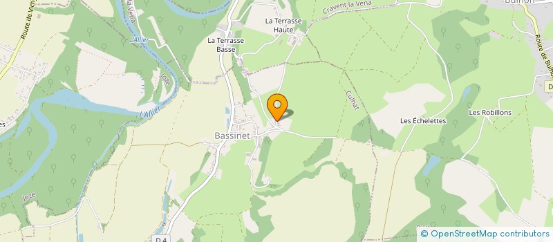 localisation de l'entreprise EARL DU CHAMP SOLEIL  CULHAT