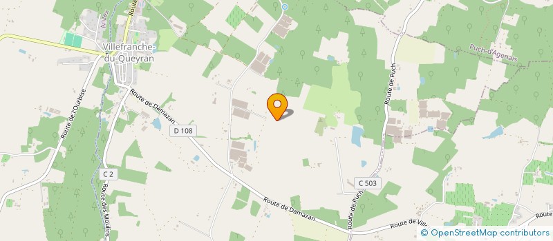 localisation de l'entreprise EARL DU CHANAR à BUZET SUR BAISE