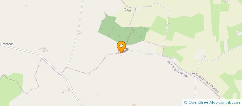 localisation de l'entreprise EARL DU CHAPELET  GERMIGNY-L'EXEMPT