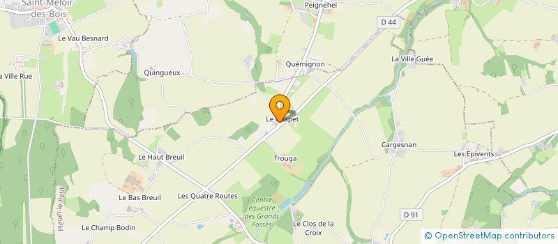 localisation de l'entreprise EARL DU CHAPET  PLELAN-LE-PETIT