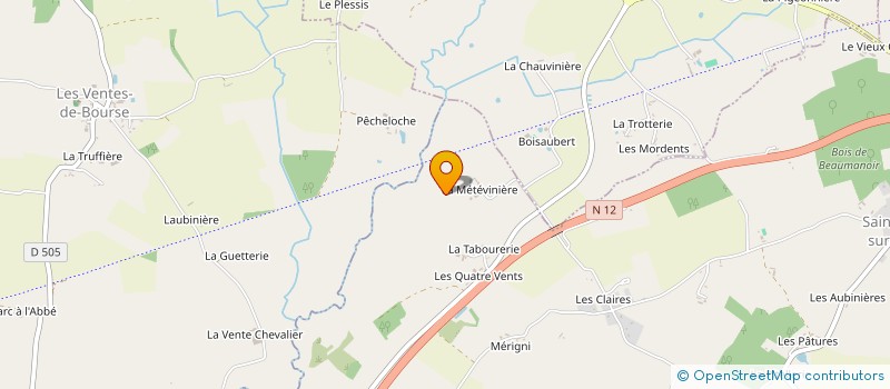 localisation de l'entreprise EARL DU CHAROLAIS à SAINT-LEGER-SUR-SARTHE
