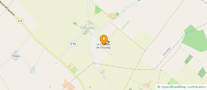 localisation de l'entreprise EARL DU CHATEAU à CHOUDAY