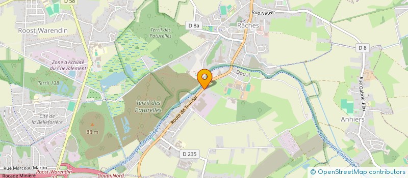 localisation de l'entreprise EARL DU CHATEAU CARDON  DOUAI