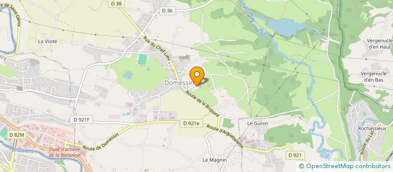 localisation de l'entreprise EARL DU CHATEAU D EAU à DOMESSIN