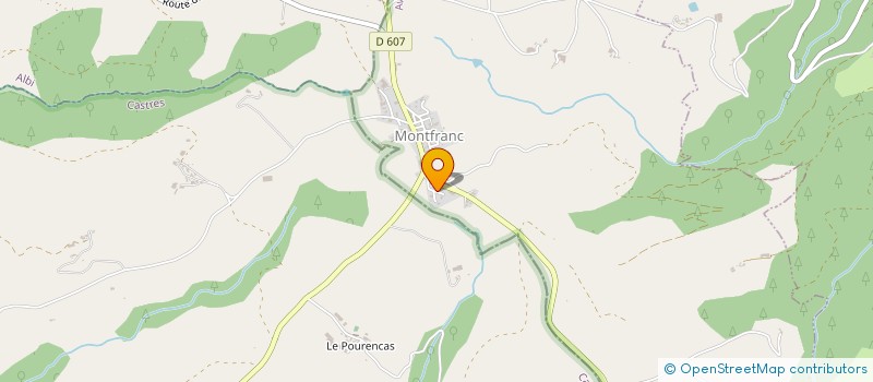 localisation de l'entreprise EARL DU CHATEAU DU GRES  LAVAL-ROQUECEZIERE