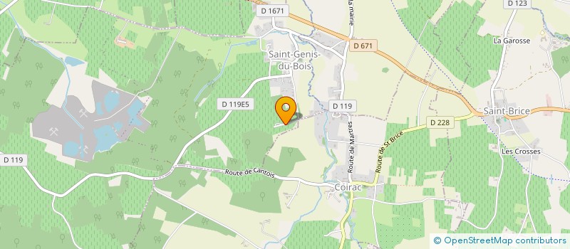 localisation de l'entreprise EARL DU CHATEAU LABRANDE  SOULIGNAC