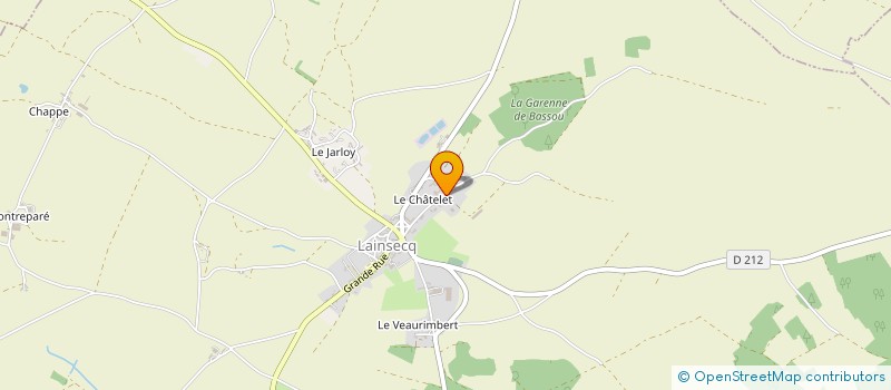 localisation de l'entreprise EARL DU CHATELET à LAINSECQ