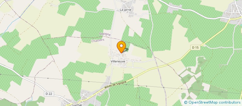 localisation de l'entreprise EARL DU CHATOUFLAT à MERIGNAC