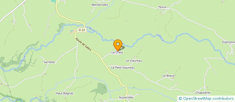 localisation de l'entreprise EARL DU CHEIX à ANGLARDS-DE-SALERS