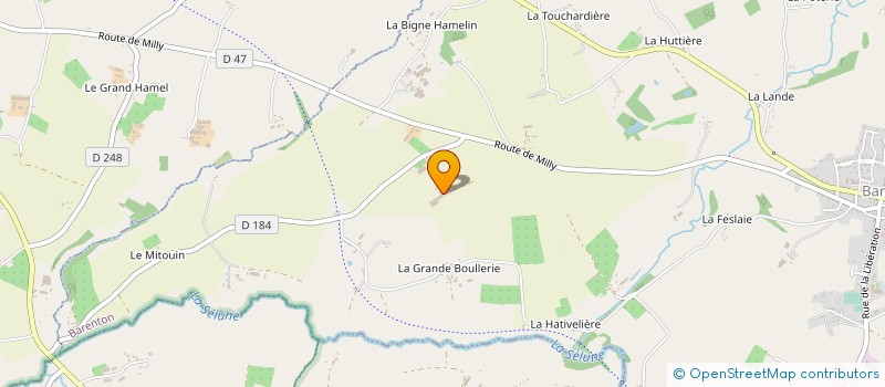 localisation de l'entreprise EARL DU CHEMIN à BARENTON