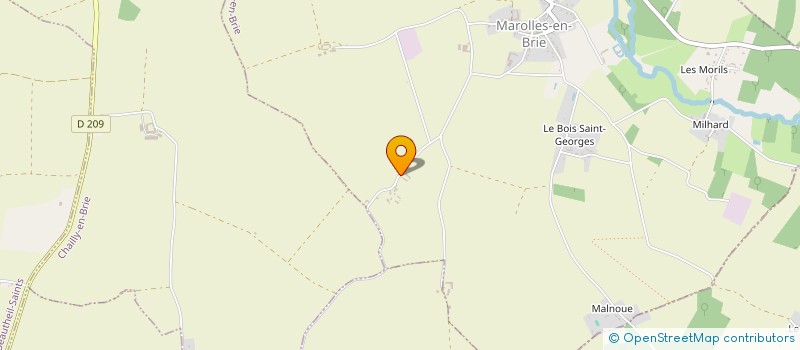 localisation de l'entreprise EARL DU CHEMIN BLANC à MAROLLES-EN-BRIE