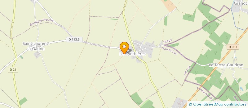 localisation de l'entreprise EARL DU CHEMIN DE L'AUMONE à LES PINTHIERES