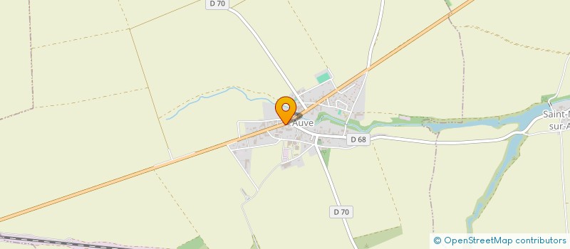 localisation de l'entreprise EARL DU CHEMIN DE SAINT-MARD  AUVE