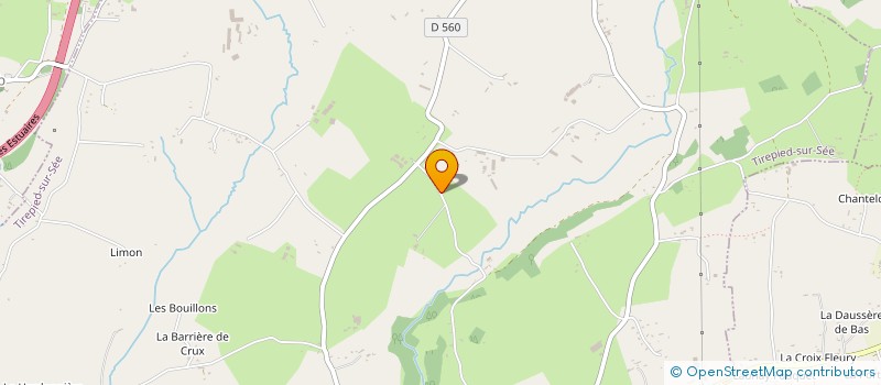 localisation de l'entreprise EARL DU CHEMIN DES BESLIERES à TIREPIED-SUR-SEE