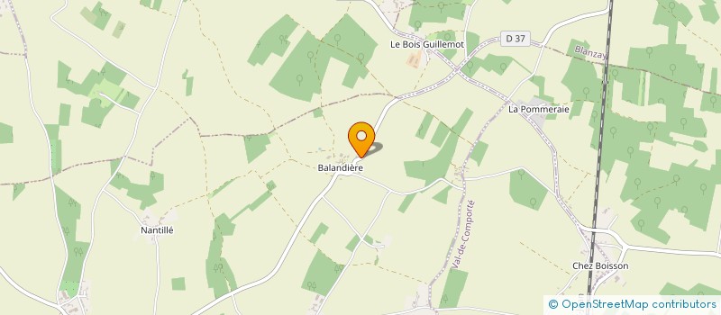 localisation de l'entreprise EARL DU CHEMIN DES BOUCHETS  LINAZAY