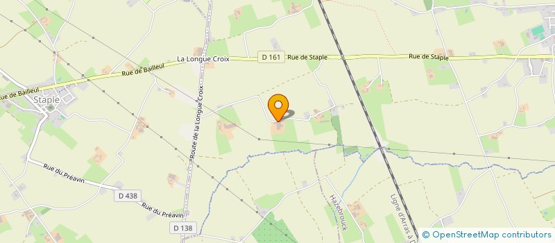 localisation de l'entreprise EARL DU CHEMIN DES PRINCES à HONDEGHEM