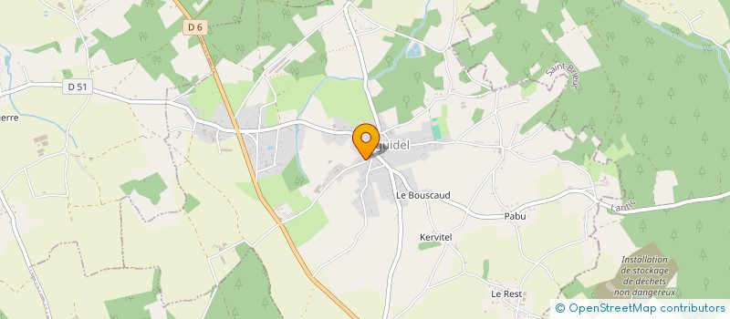 localisation de l'entreprise EARL DU CHEMIN DU PARADIS  TREGUIDEL