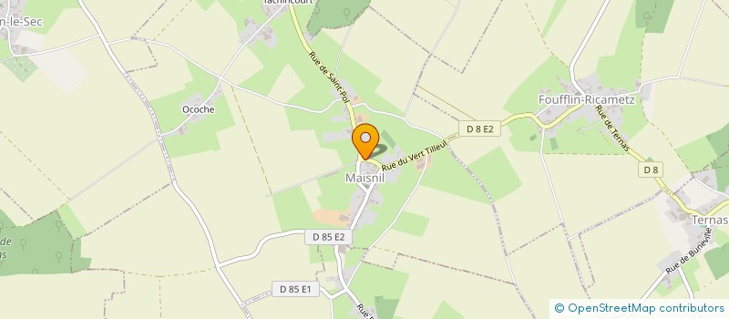 localisation de l'entreprise EARL DU CHENE  BUNEVILLE