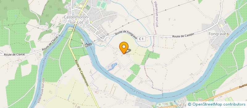 localisation de l'entreprise EARL DU CHENE  CASTELMORON-SUR-LOT