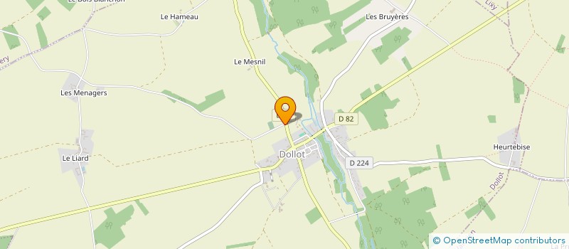 localisation de l'entreprise EARL DU CHENE MERLIN  VILLEROY