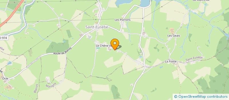 localisation de l'entreprise EARL DU CHENE VERT à SAINT-EUSEBE