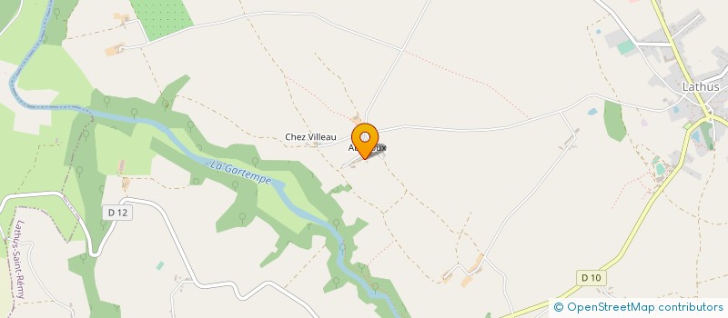 localisation de l'entreprise EARL DU CHILLOUX  BOURG-ARCHAMBAULT