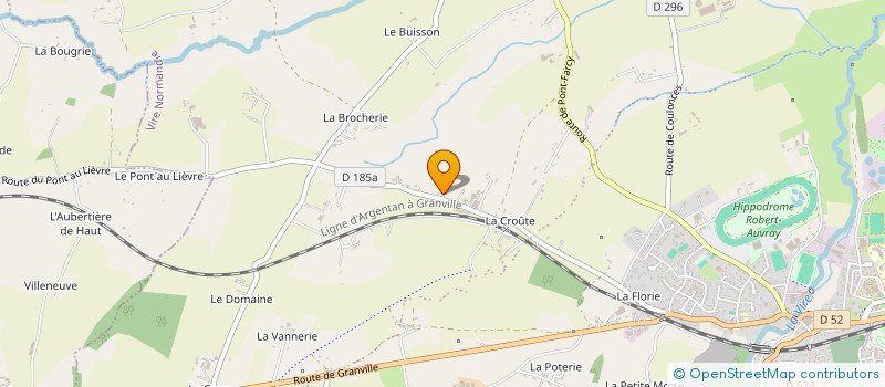 localisation de l'entreprise EARL DU CHONNEAU à VIRE-NORMANDIE