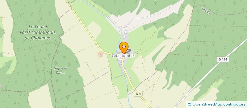 localisation de l'entreprise EARL DU CLAIR CHENE  GIBEAUMEIX