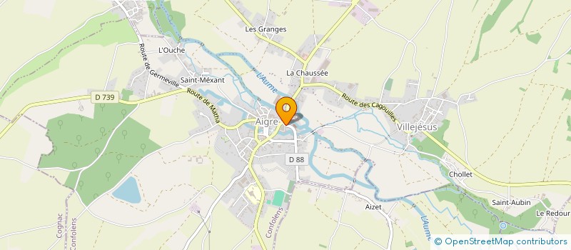 localisation de l'entreprise EARL DU CLOCHER à AMBERAC