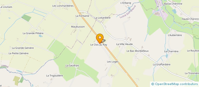localisation de l'entreprise EARL DU CLOS à LUITRE-DOMPIERRE