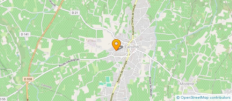 localisation de l'entreprise EARL DU CLOS DE LA PAYANNE  CAROMB