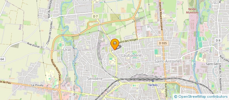 localisation de l'entreprise EARL DU CLOS FLEURI à TARBES