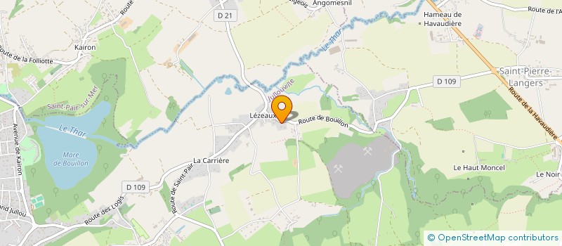 localisation de l'entreprise EARL DU CLOS FLEURI à JULLOUVILLE