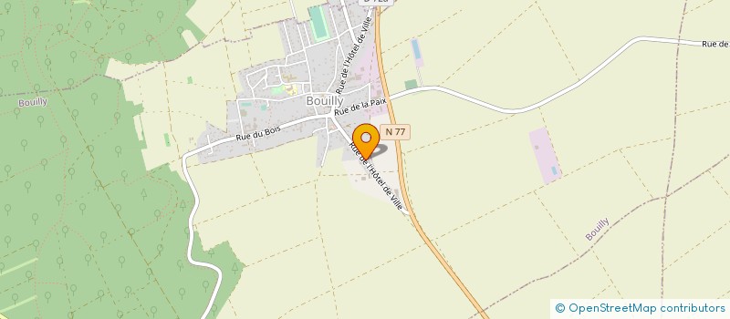 localisation de l'entreprise EARL DU CLOS SAINT MARTIN  BOUILLY