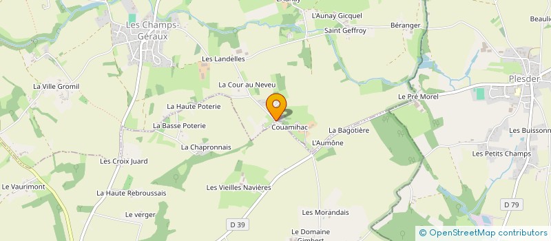 localisation de l'entreprise EARL DU CLOS SUZAIN  LES CHAMPS-GERAUX