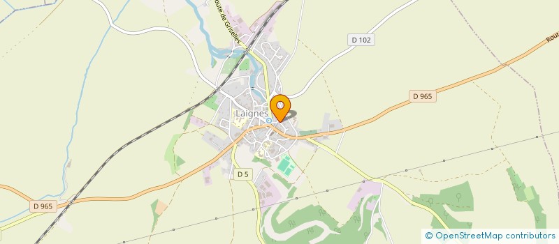localisation de l'entreprise EARL DU COLLIN à LAIGNES
