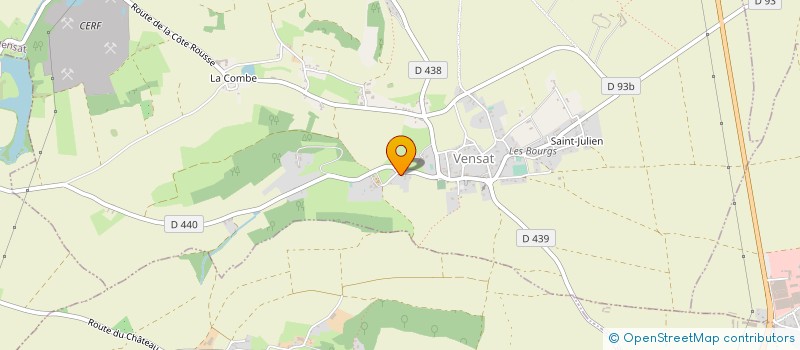 localisation de l'entreprise EARL DU COLOMBIER  EFFIAT