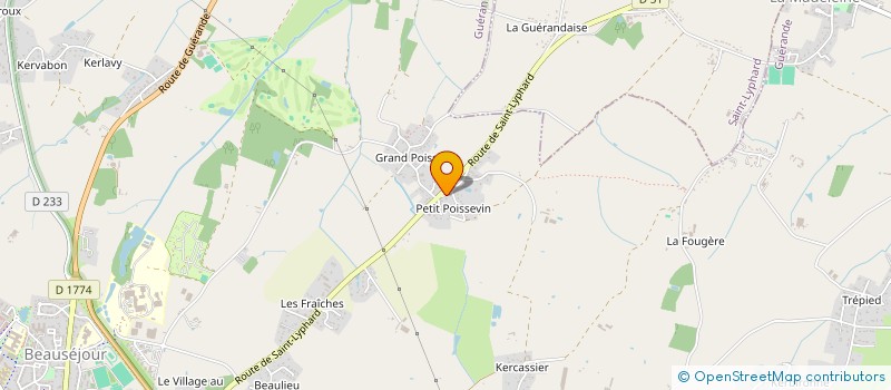 localisation de l'entreprise EARL DU CORMIER à SAINT MOLF