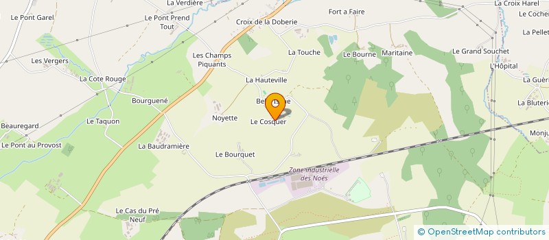 localisation de l'entreprise EARL DU COSQUER à LAMBALLE-ARMOR