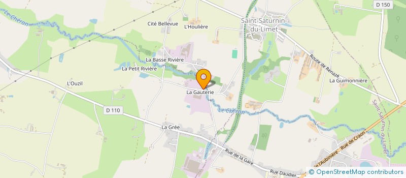 localisation de l'entreprise EARL DU COTEAU à RENAZE