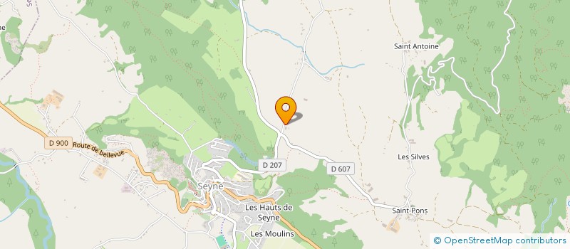 localisation de l'entreprise EARL DU COUDOULET à SEYNE