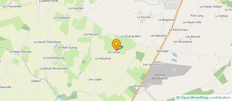 localisation de l'entreprise EARL DU COUPE à SENS-DE-BRETAGNE