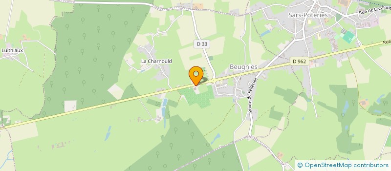 localisation de l'entreprise EARL DU COURTIL à BEUGNIES