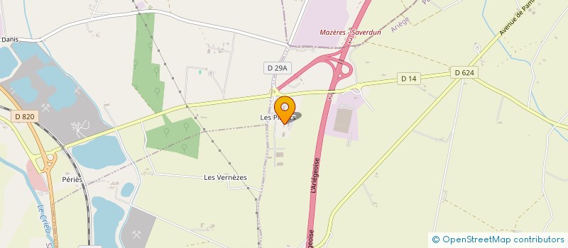 localisation de l'entreprise EARL DU COUSINIER à MAZERES