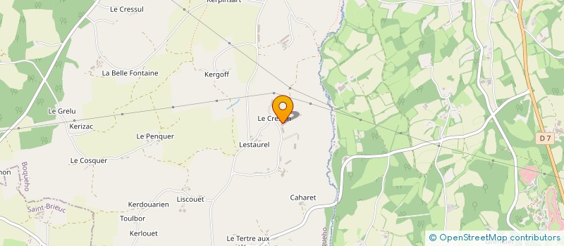 localisation de l'entreprise EARL DU CRESSIN à BOQUEHO