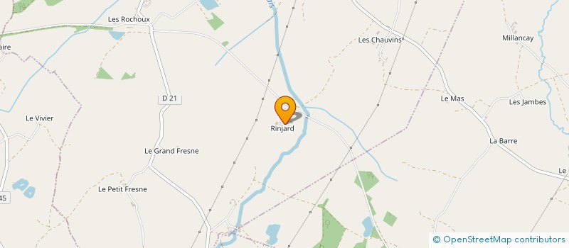 localisation de l'entreprise EARL DU CREUZANCAIS à MAILLET