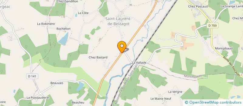 localisation de l'entreprise EARL DU CROC à COURGEAC